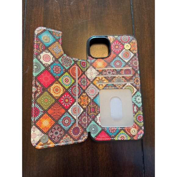 Coolden iPhone 14 Max 6.7" Flip Case With Card Holder - Picture 3 of 8